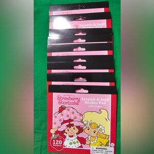 14 Strawberry Shortcake Scratch & Sniff Sticker Pads (120 pcs each)